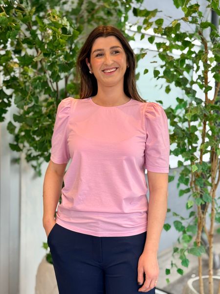 Hovedbilde FENJA T-SHIRT M/PUFFERM - ROSA