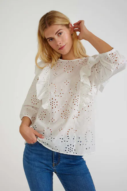 Hovedbilde FRASIA BLUSE - OFFWHITE