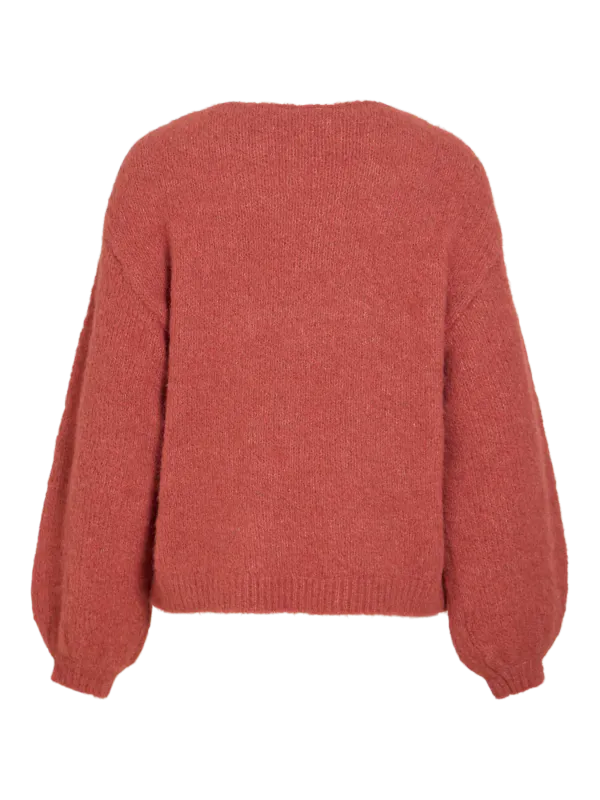 MARLEY KNIT PULLOVER - RUST
