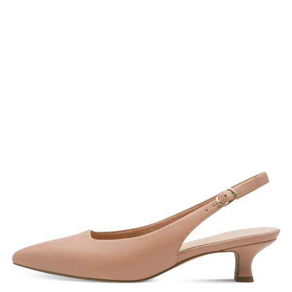 Hovedbilde PUMPS SNERTEN HÆL M/SLINGBACK - CAPPUCCINO