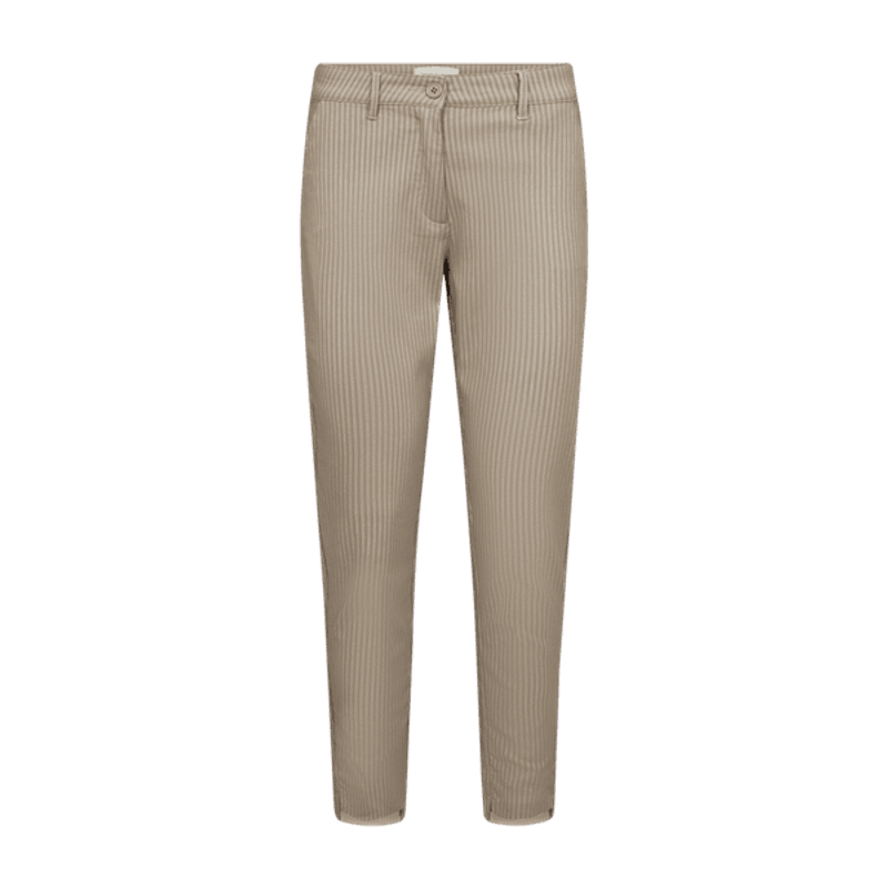 REX BUKSE STRIPER - CAMEL/OFFWHITE