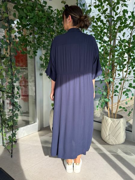 Hovedbilde LOVY VISCOSE KJOLE - NAVY