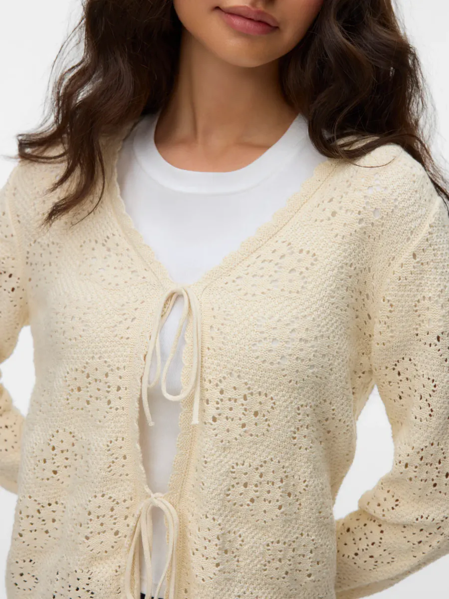 MAVA CARDIGAN - CREAM