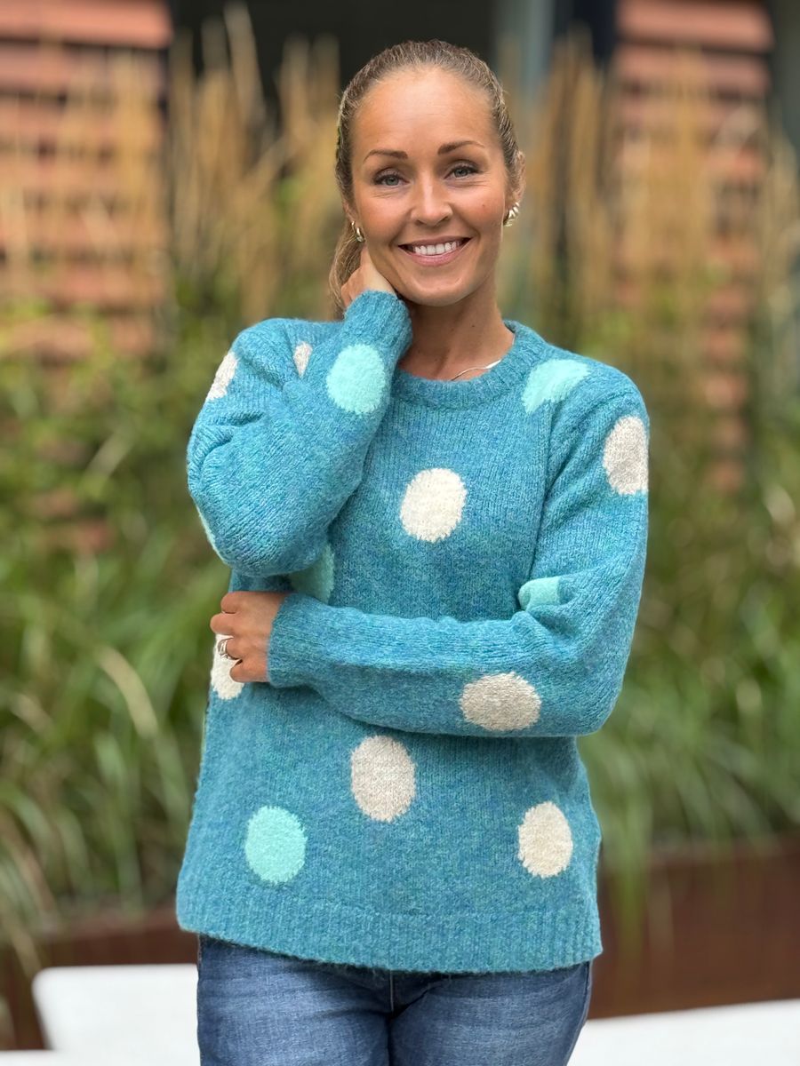 LOUISA GENSER DOTS - PETROL