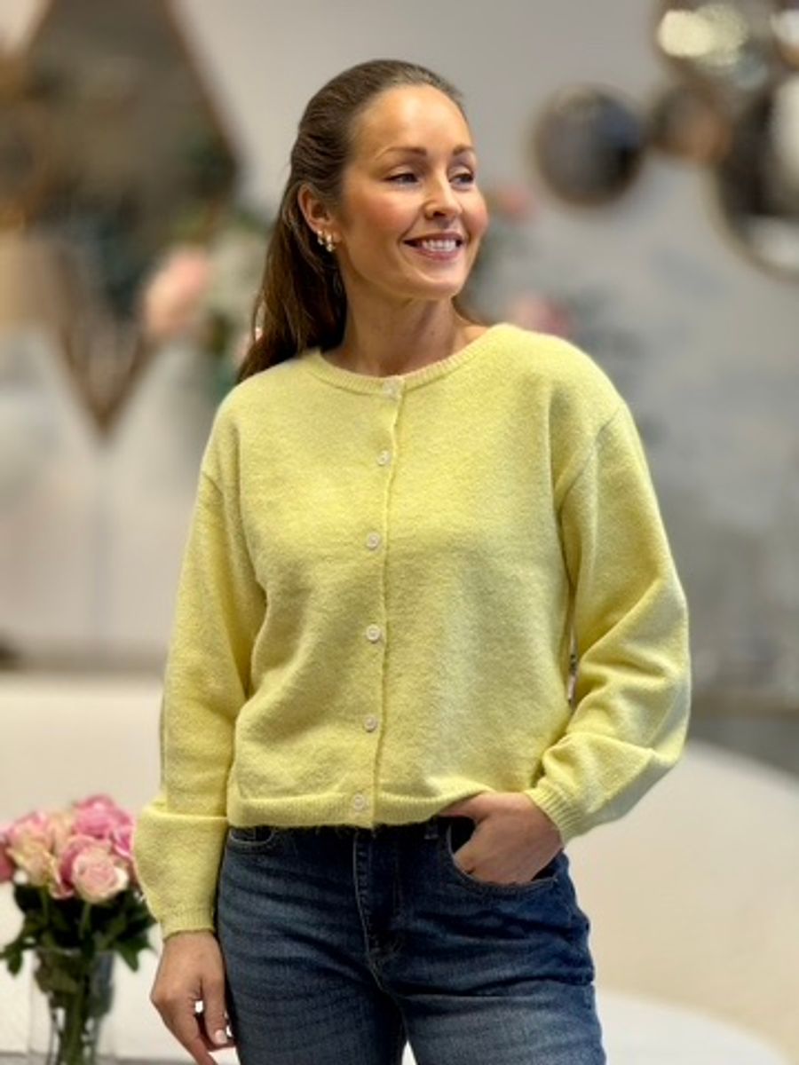 HOPE CARDIGAN - LYS GUL MELERT