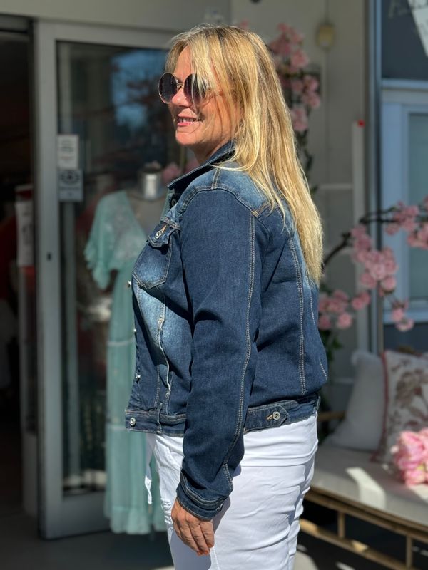 SANNY JEANS JAKKE - BLUE USED 