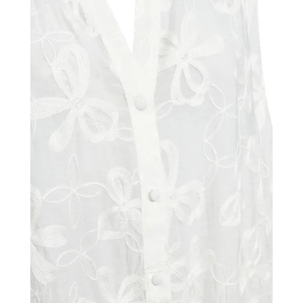 Hovedbilde RANDY EMBRO BLUSE - OFFWHITE