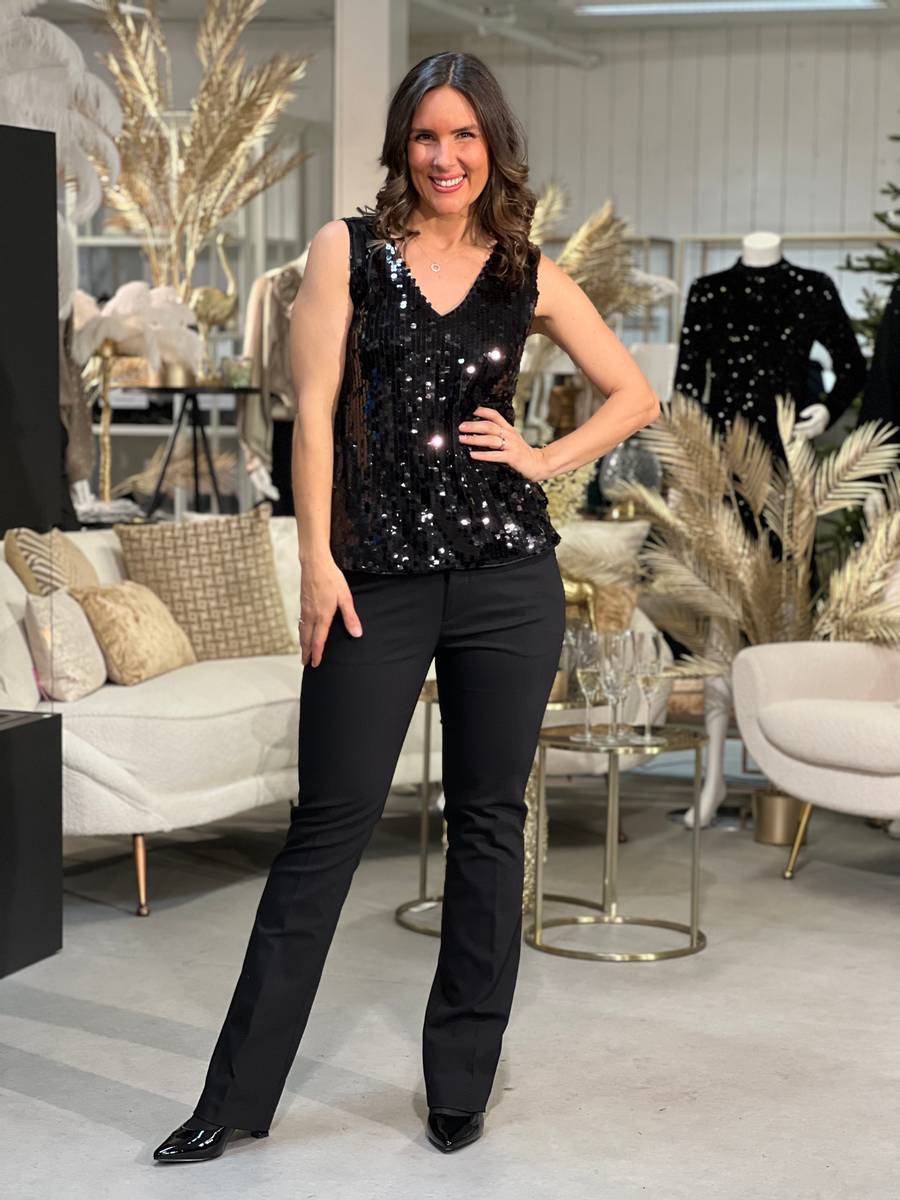 VALI PALJETT TOPP - BLACK