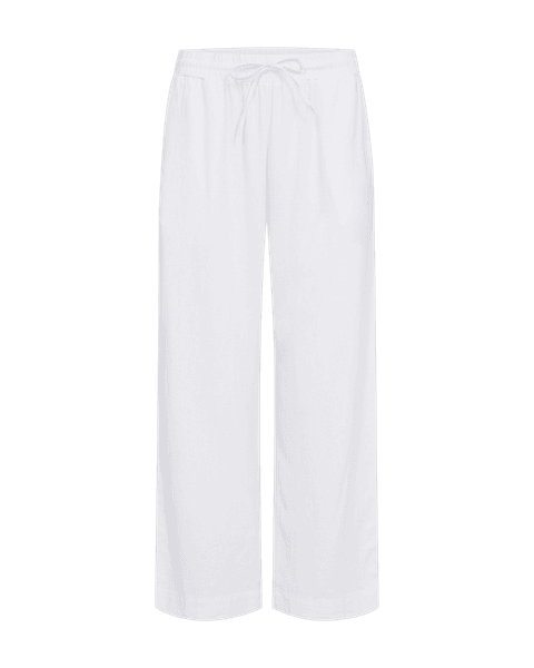 Hovedbilde LAVA LIN/VISCOSE ANKEL BUKSE - HVIT