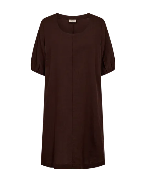 Hovedbilde LAVA KJOLE M/BALLONGERM - BRUN