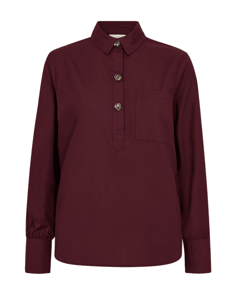 Hovedbilde FLYNN SKJORTE M/KNAPPER - PLOMME