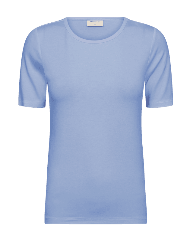 LIANA T-SHIRT - HIMMELBLÅ