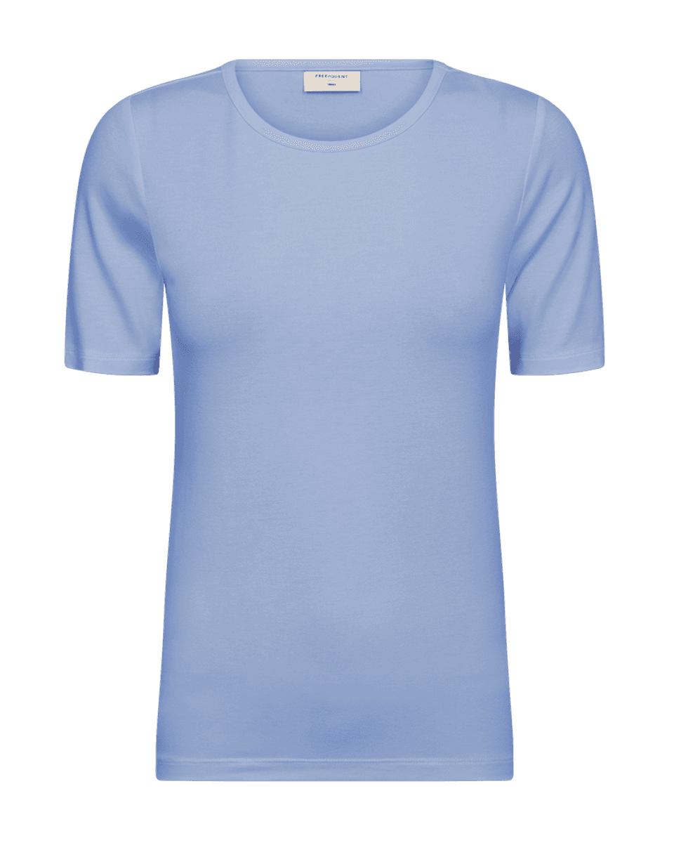 LIANA T-SHIRT - HIMMELBLÅ
