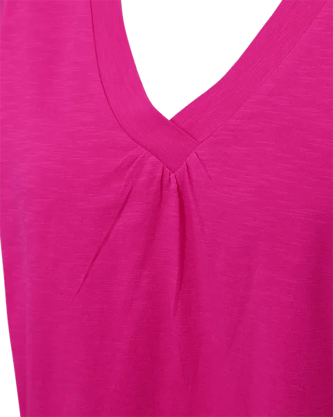 Hovedbilde SABINA T-SHIRT V-HALS - CERISE