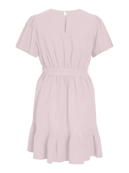 Hovedbilde PRISILLA KJOLE M/KNYTEBÅND - LYSEROSA