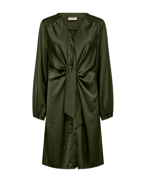 Hovedbilde DOVE SATENG KJOLE - KOMBU GREEN