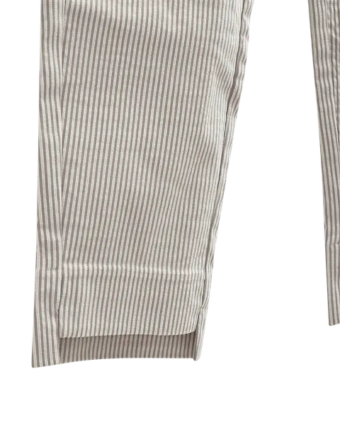 Hovedbilde REX CHINOS ANKEL BUKSE - TAUPE STRIPER