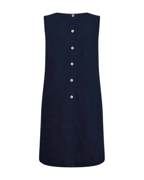 Hovedbilde LAVA KJOLE U/ERM M/KNAPPER BAK - NAVY