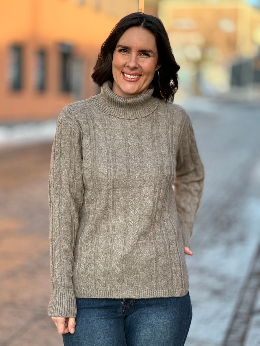 CLAURA GENSER M/KABESTRIKK - MULVARP MELERT