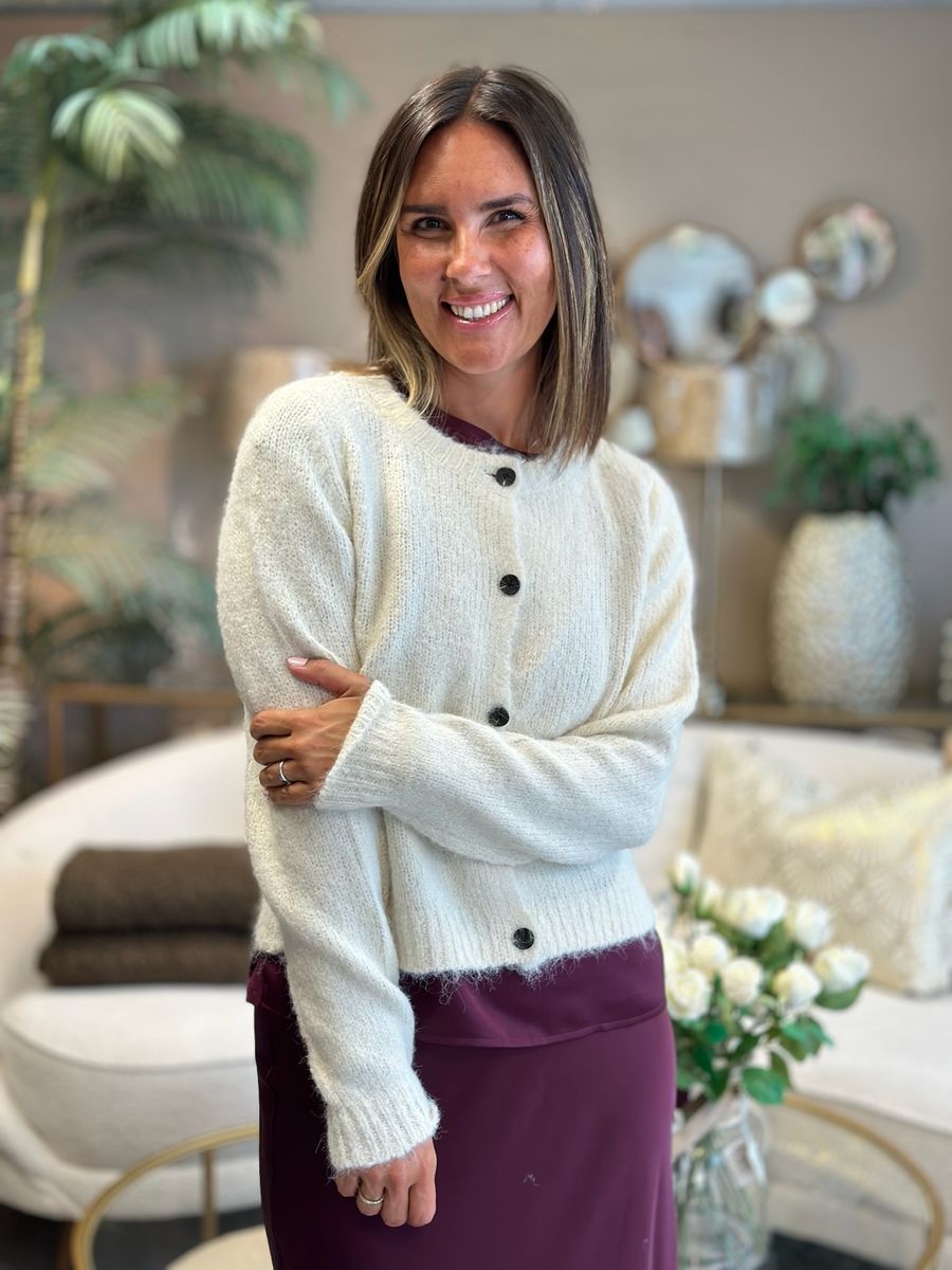 NOVAH CARDIGAN - BIRCH