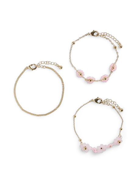 Hovedbilde BERIT ARBÅND 3 PK - GULL/ROSA
