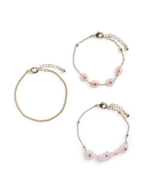 Hovedbilde BERIT ARBÅND 3 PK - GULL/ROSA