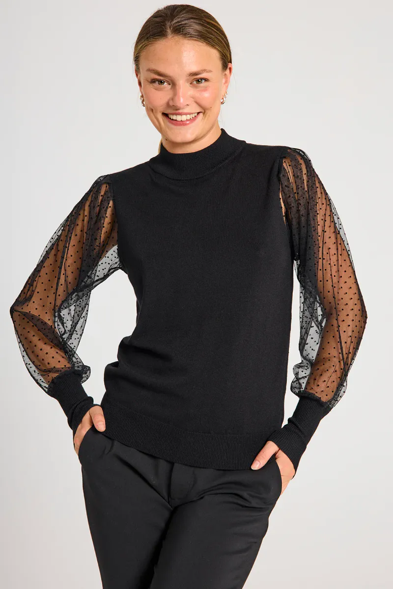 DOTKA GENSER M/BLING - SORT