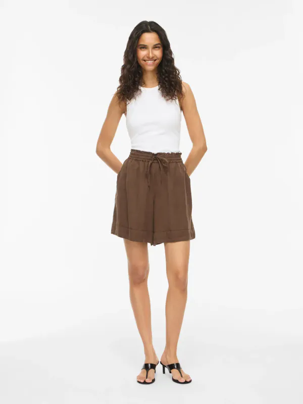 TEVIRA SHORTS - BRUN