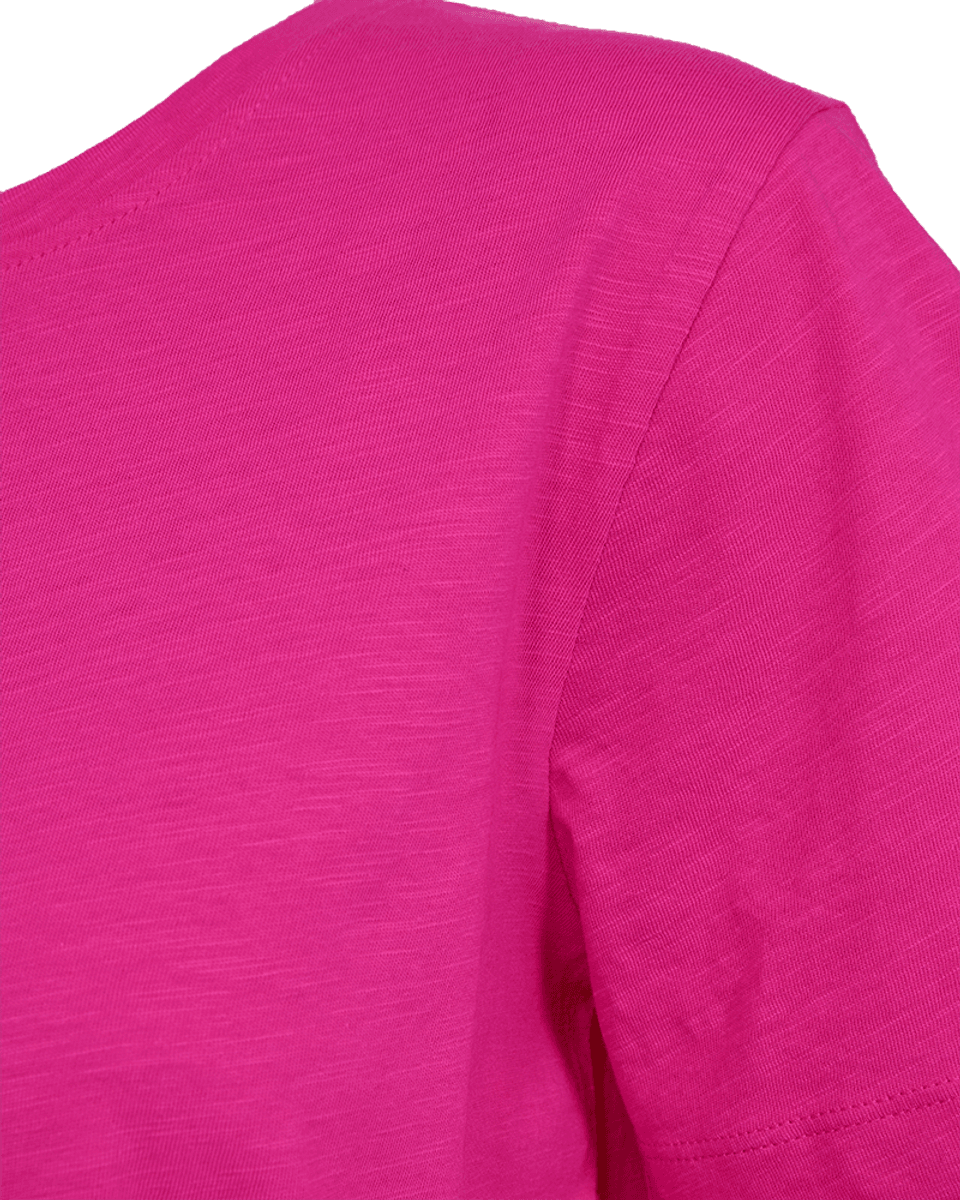 VIVA T-SHIRT RUND HALS - CERISE