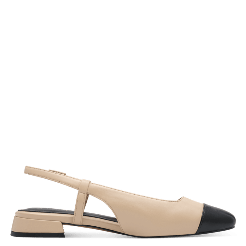 PUMPS M/SLINGBACK - SAND / SORT
