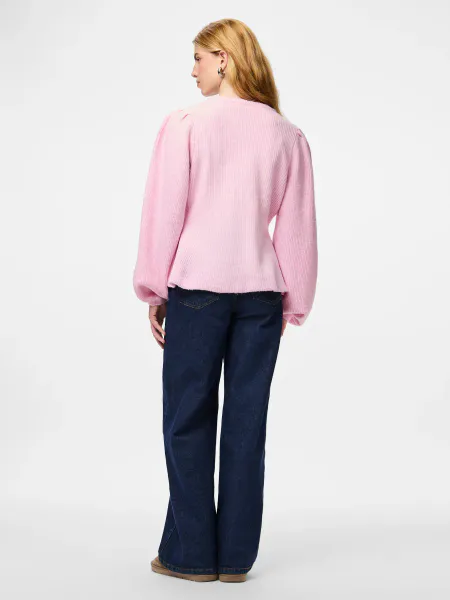Hovedbilde SILLY CARDIGAN M/PUFFERM - ROSA