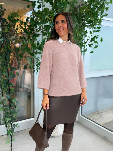 Hovedbilde LULU GENSER 3/4 ERM - PALE MAUVE