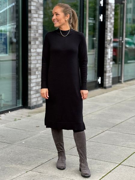 Hovedbilde VIRIL STRIKKE KJOLE - SORT