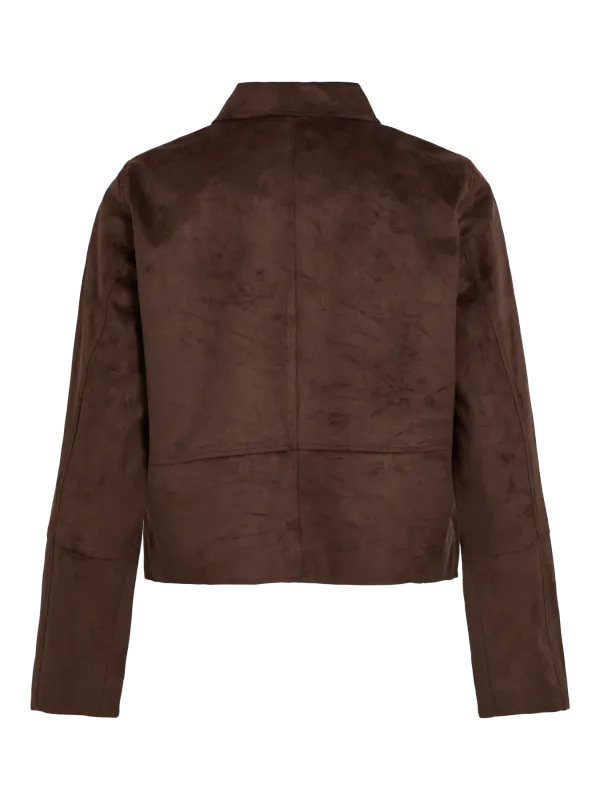 OLUNA SEMSKET LOOK JAKKE - BRUN