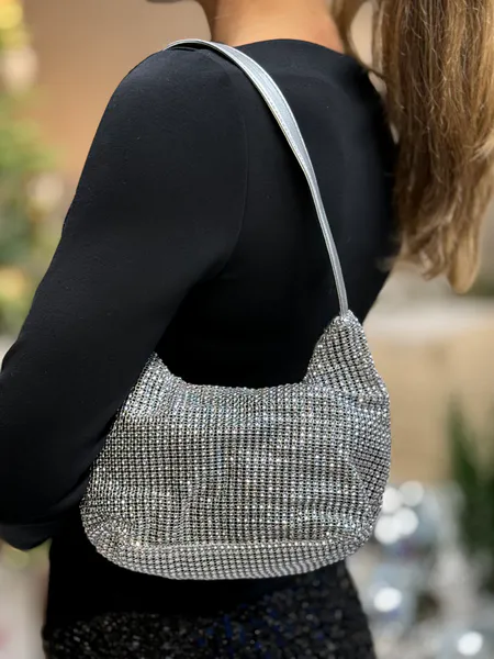 Hovedbilde ANNABELLE STRASS VESKE - SØLV