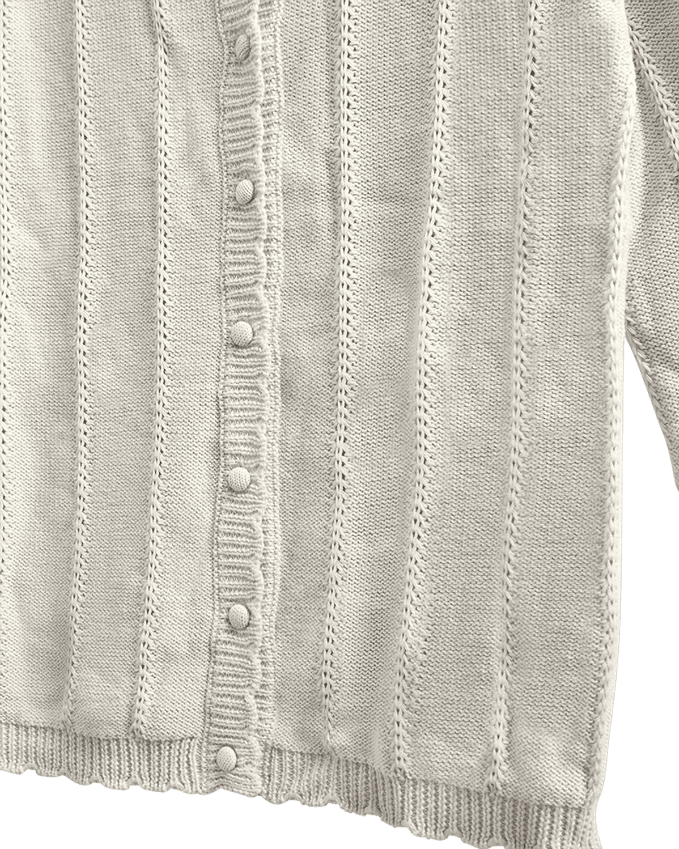 MORA CARDIGAN - MOONBEAM