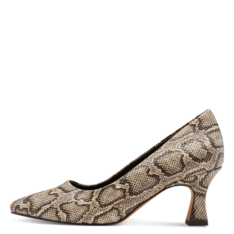 PUMPS M/SNERTEN HÆL - SNAKE