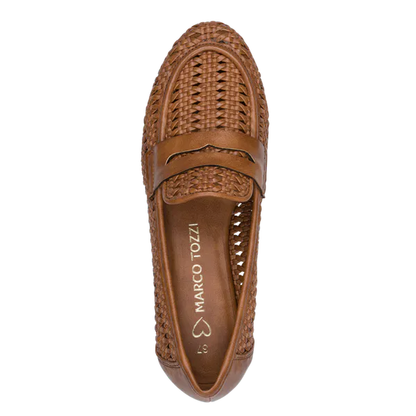 Hovedbilde MOKASIN FLETTET - COGNAC