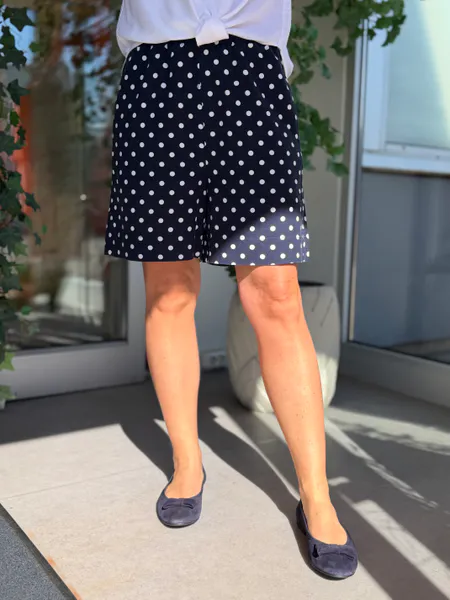 Hovedbilde LAVISCO SHORTS M/DOTS - NAVY/HVIT