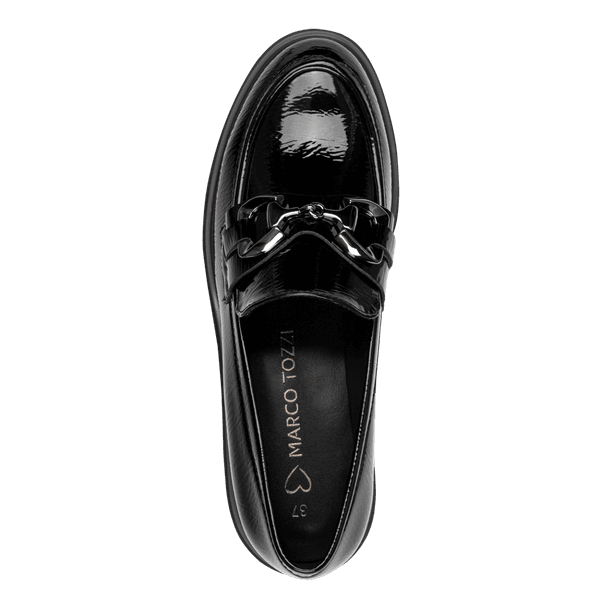 Hovedbilde LOAFER M/LENKE - SORT PATENT