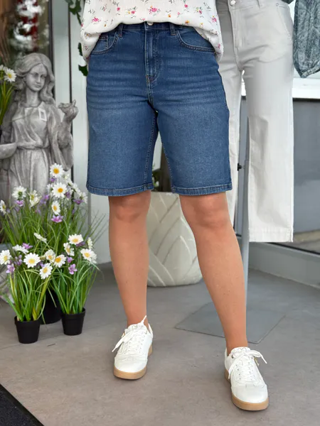 Hovedbilde NUS BERMUDA JEANS SHORTS - MEDIUM BLÅ