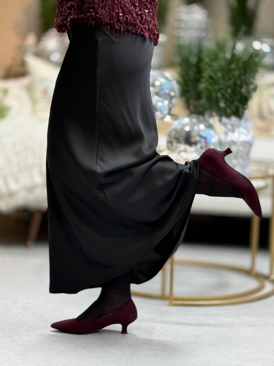 ELLETTE SKJØRT - SORT