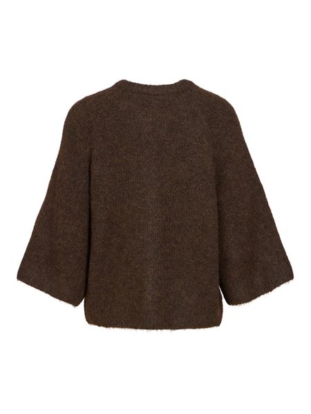Hovedbilde BOWS 3/4 KNIT CARDIGAN M/METALL KNAPPER - BRUN ...