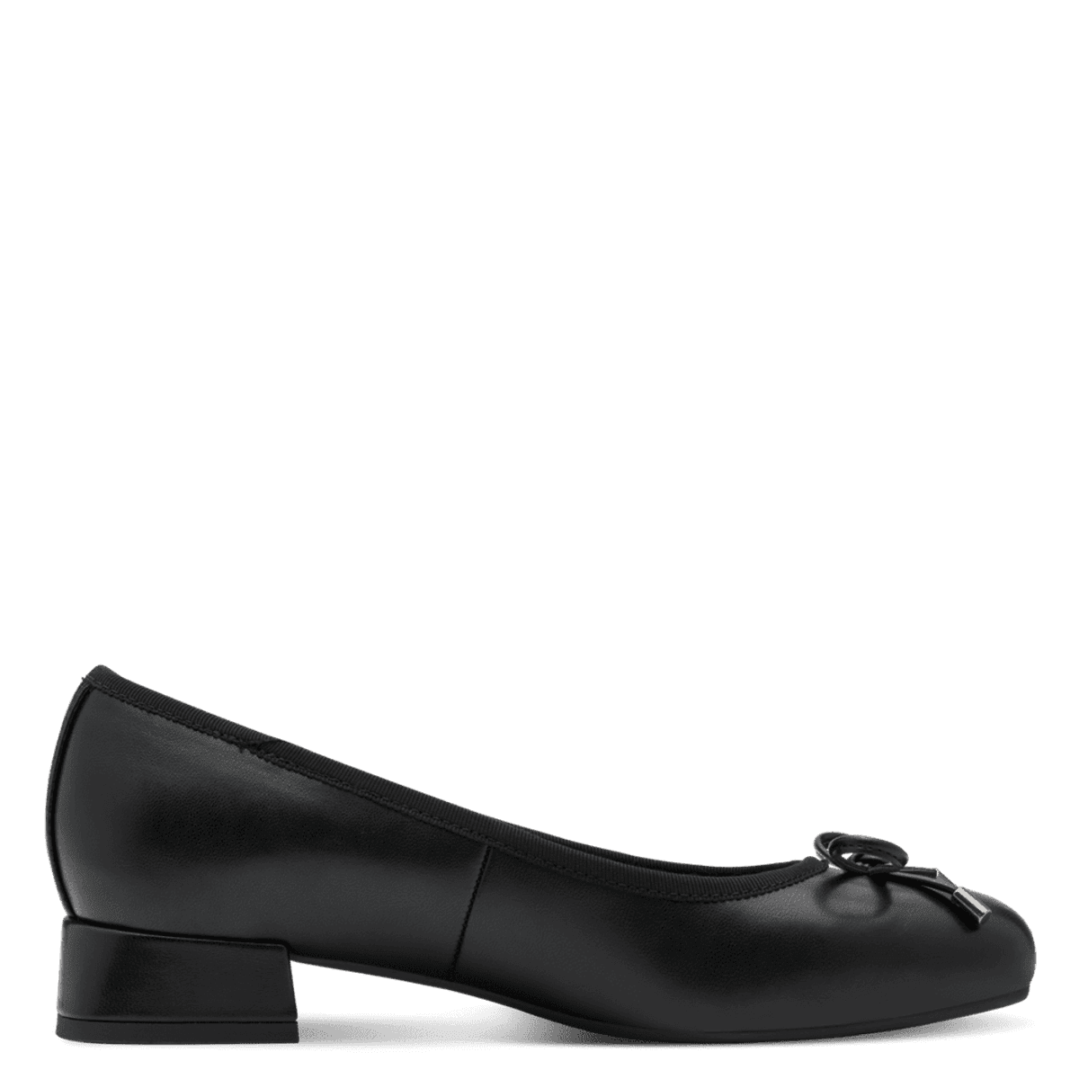 BALLERINA M/LAV HÆL - SORT