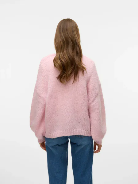 Hovedbilde MAYBE STRIKKET CARDIGAN - LYS ROSA