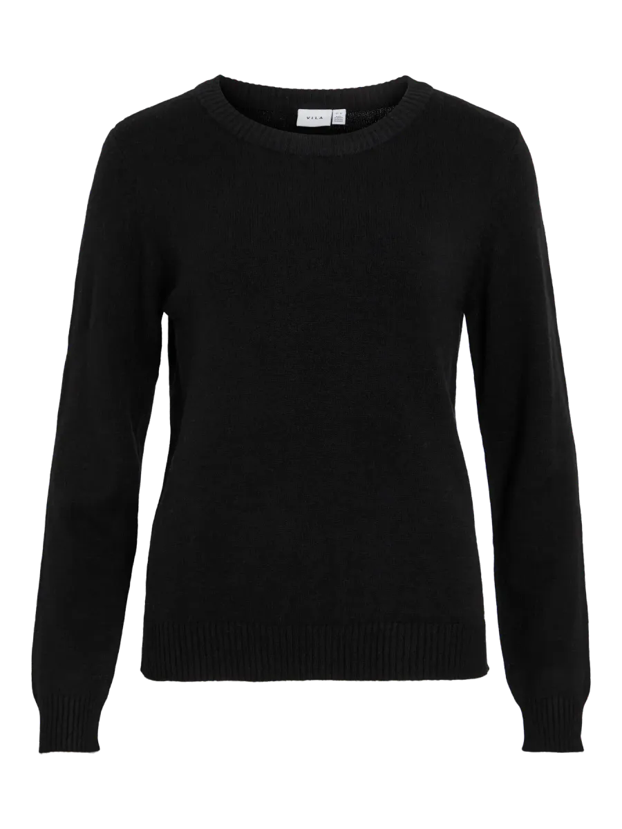 VIRIL GENSER O-NECK - SORT