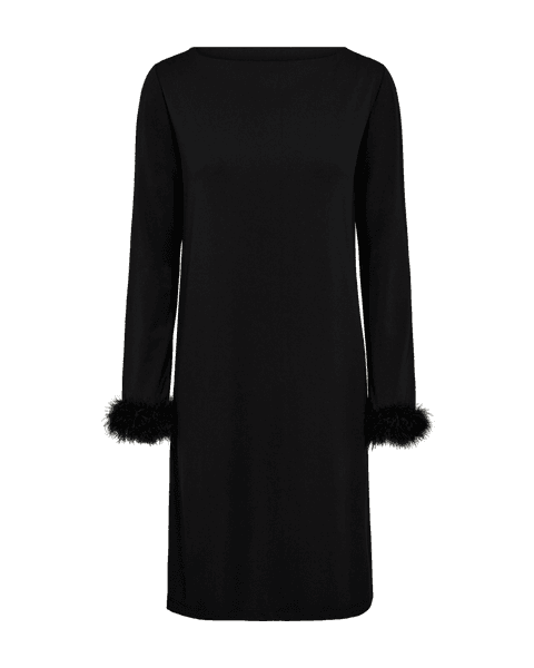 Hovedbilde ELVA KJOLE M/BOA - SORT