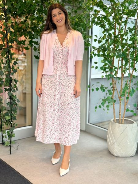 Hovedbilde ALBA MAXI KJOLE FLOWER - ROSA