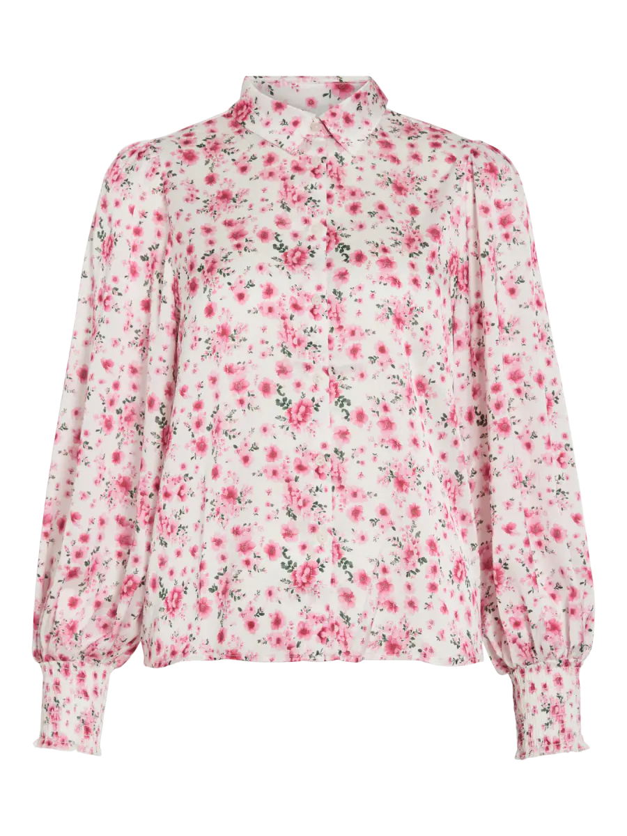 KENZIE BLUSE FLOWERS - ROSA