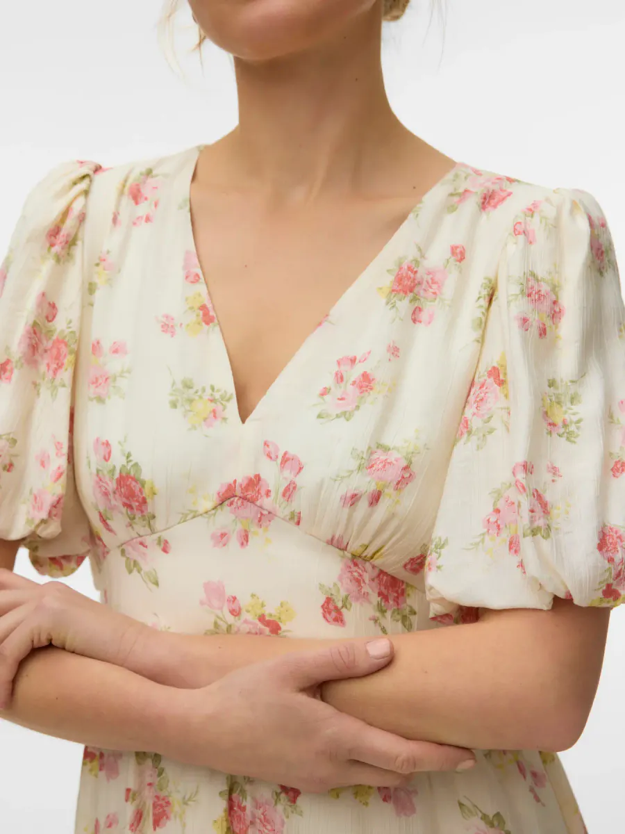 BELLA KJOLE - ROSA BLOMSTER